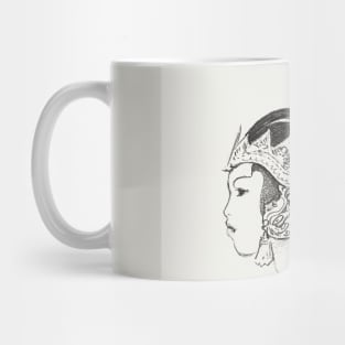 Javanese Dancer Sketch Mug